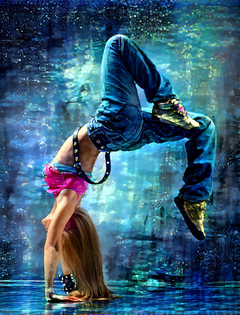 Deep Dream Break Dance Ballet