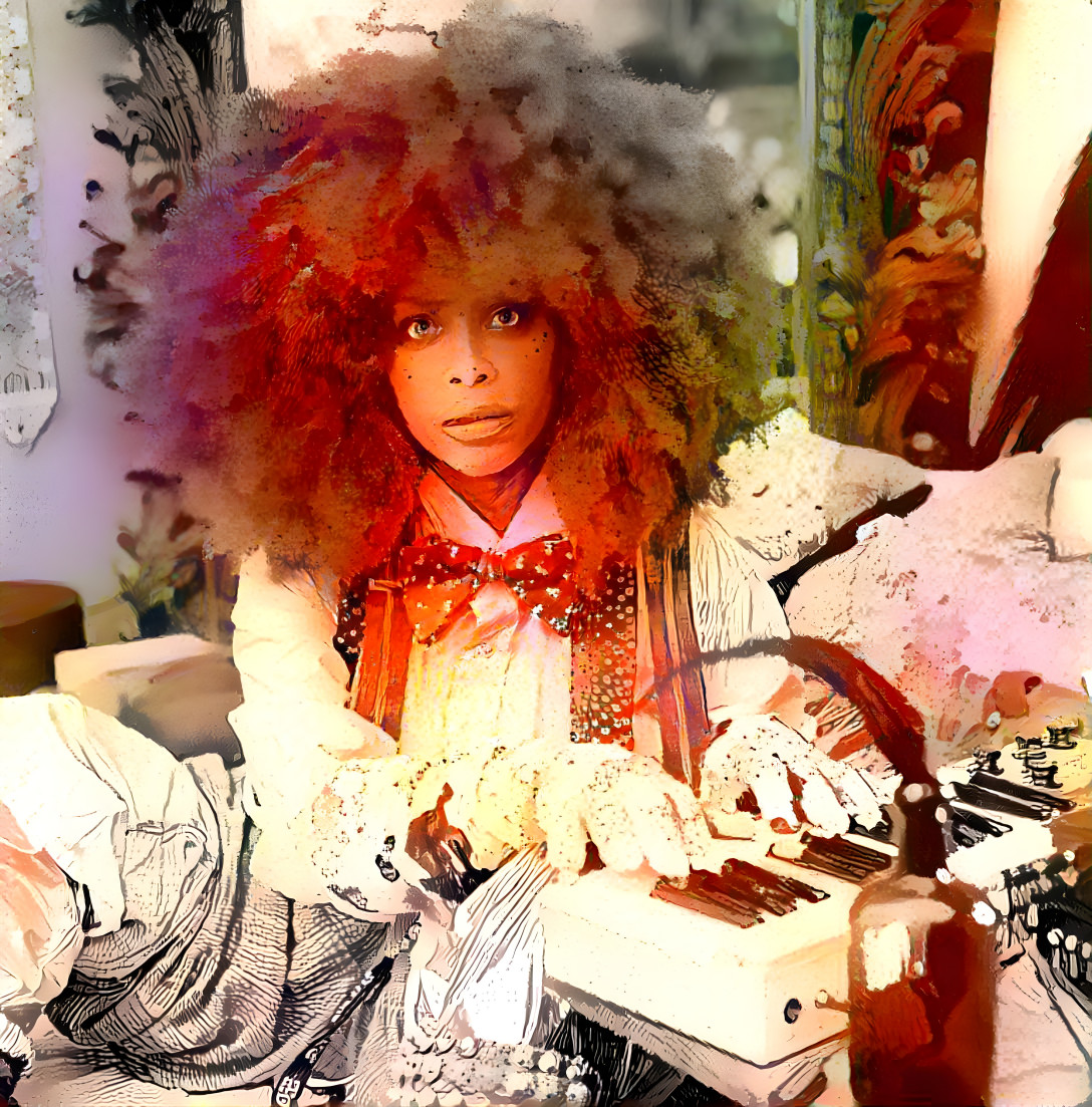 Erykah Badu getting into the Deep Dream Flow