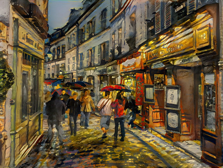 Paris street scene