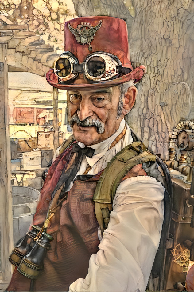 steam punk man