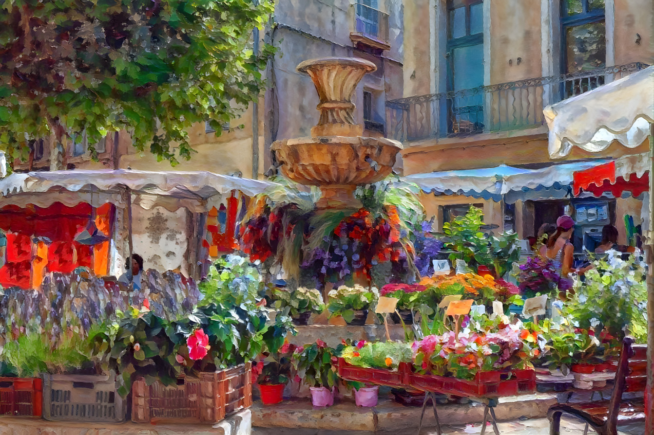 French Flower Vendor