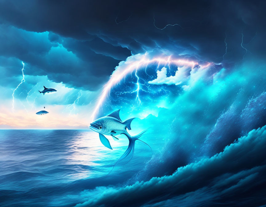 Ocean storm