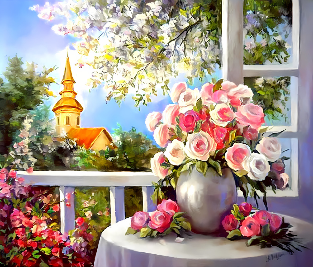 "Flower landscape" 