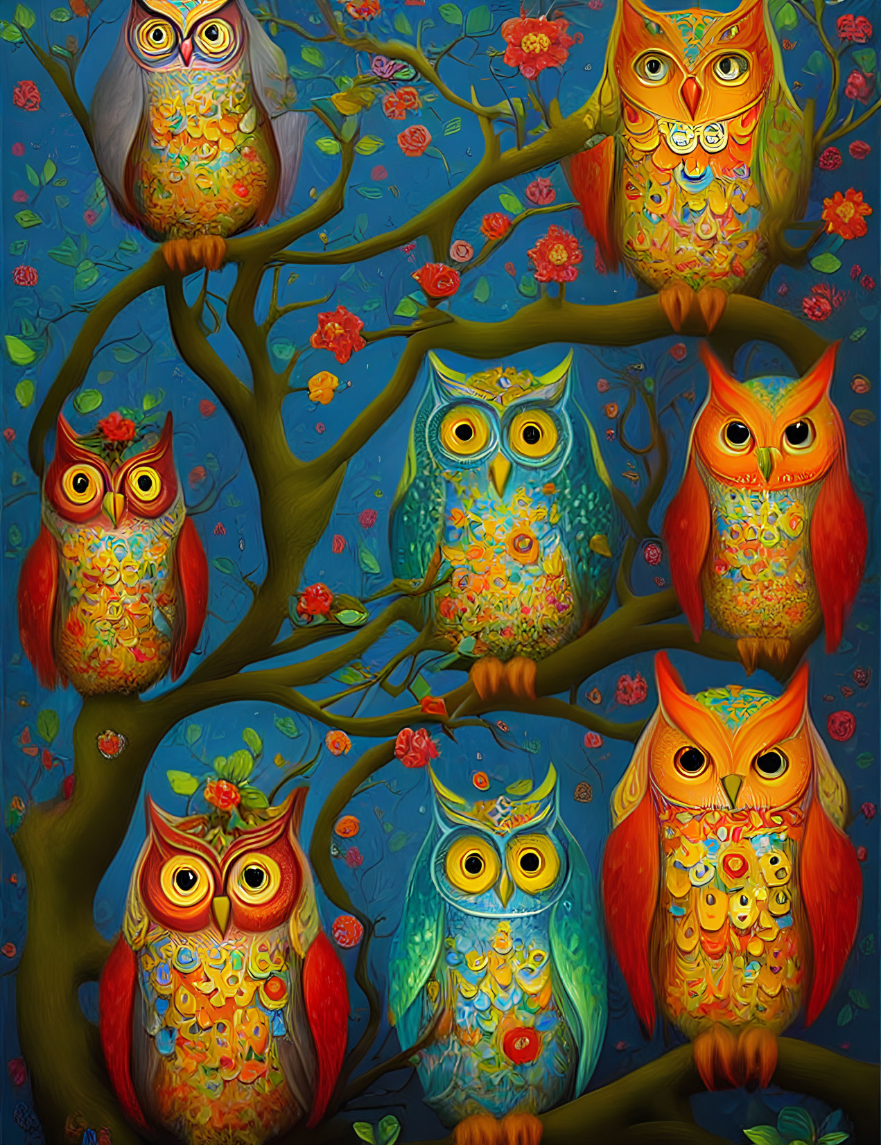 Owl relatives (Prompt:from Susanne)