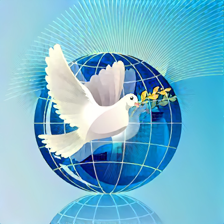 The dove is a symbol of peace