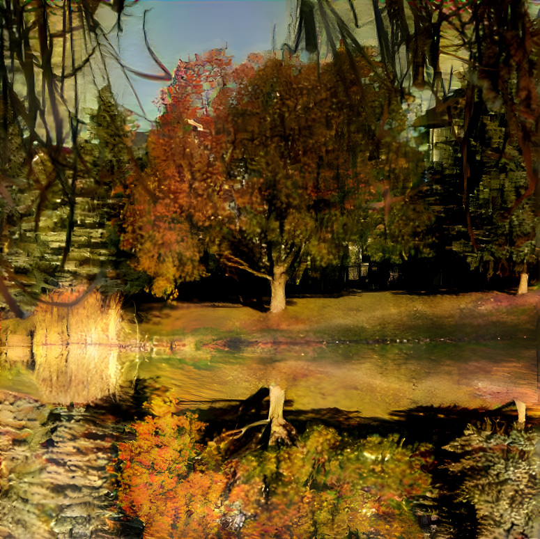 Autumnal reflections ( upside down )