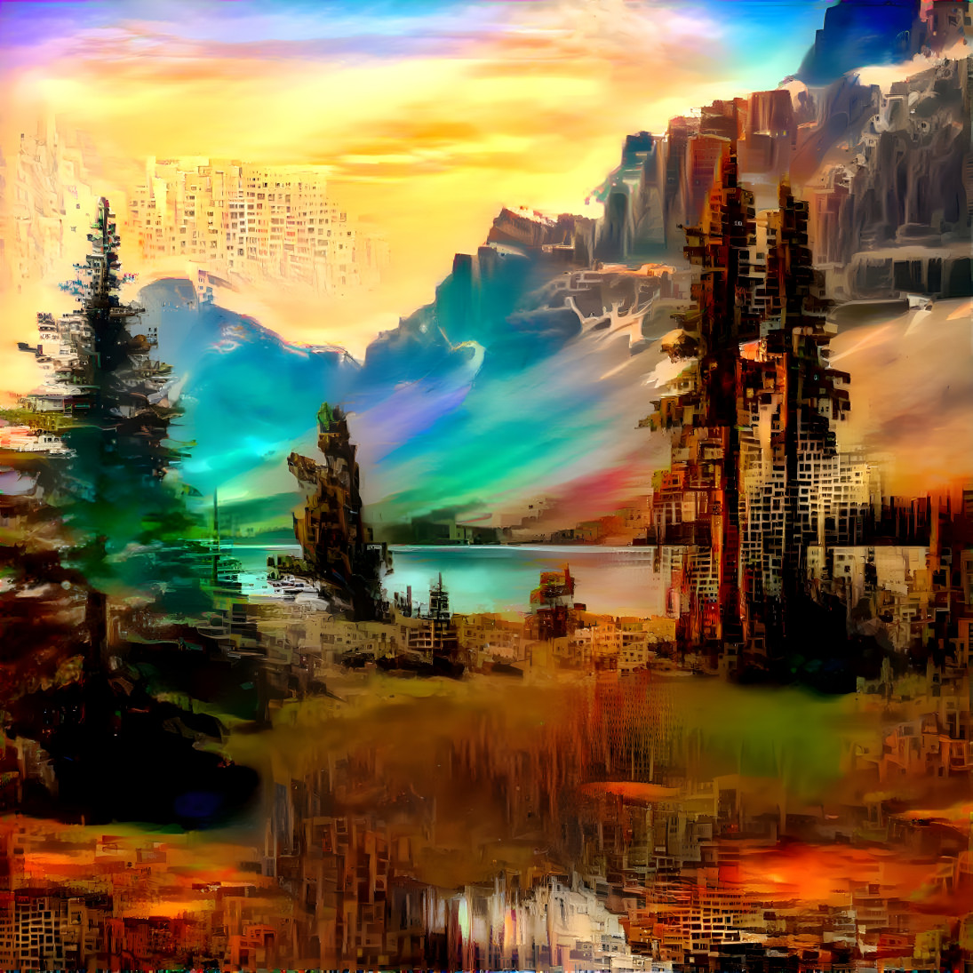 Surreal landscape