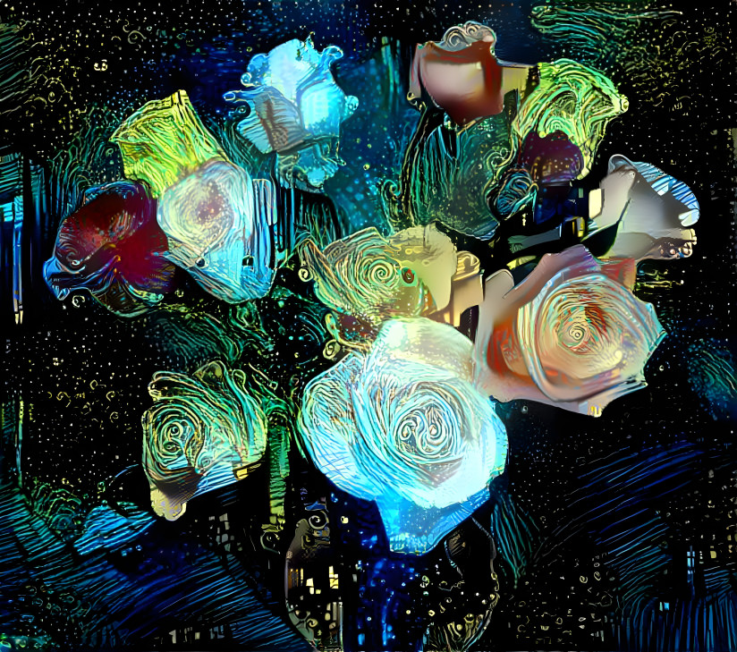 Roses - night style