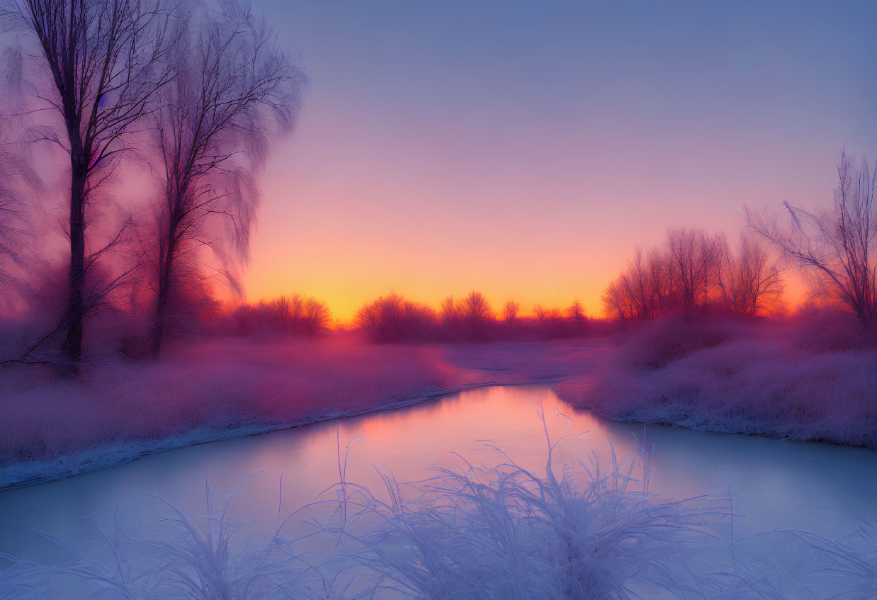 Winter sunrise