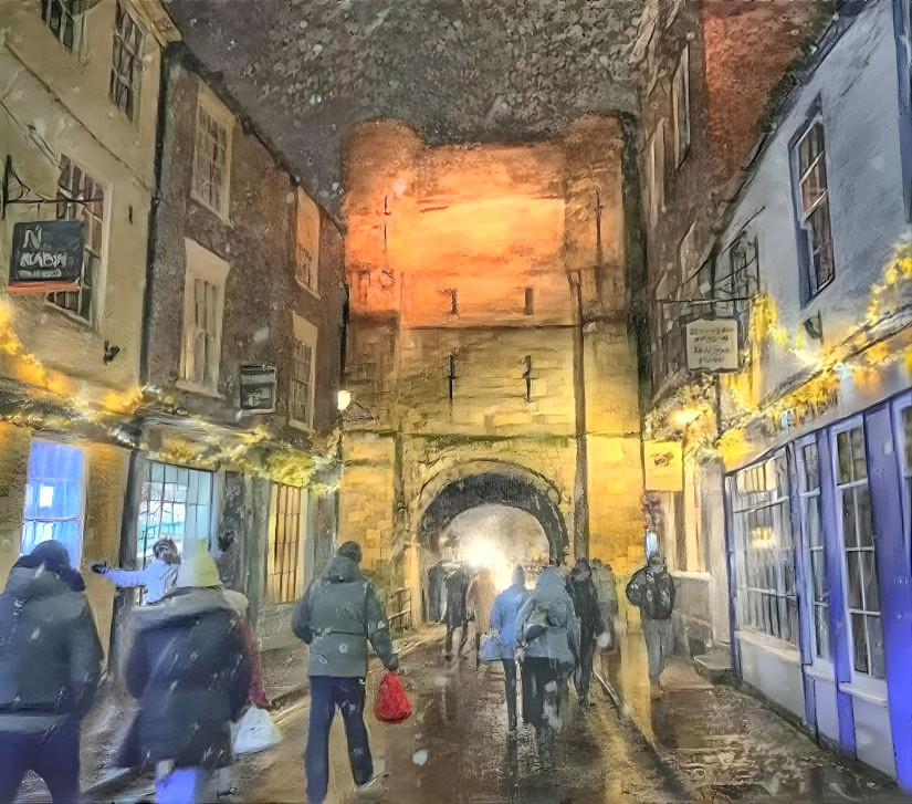 MEDIEVAL, HAUNTED CITY OF YORK UK.