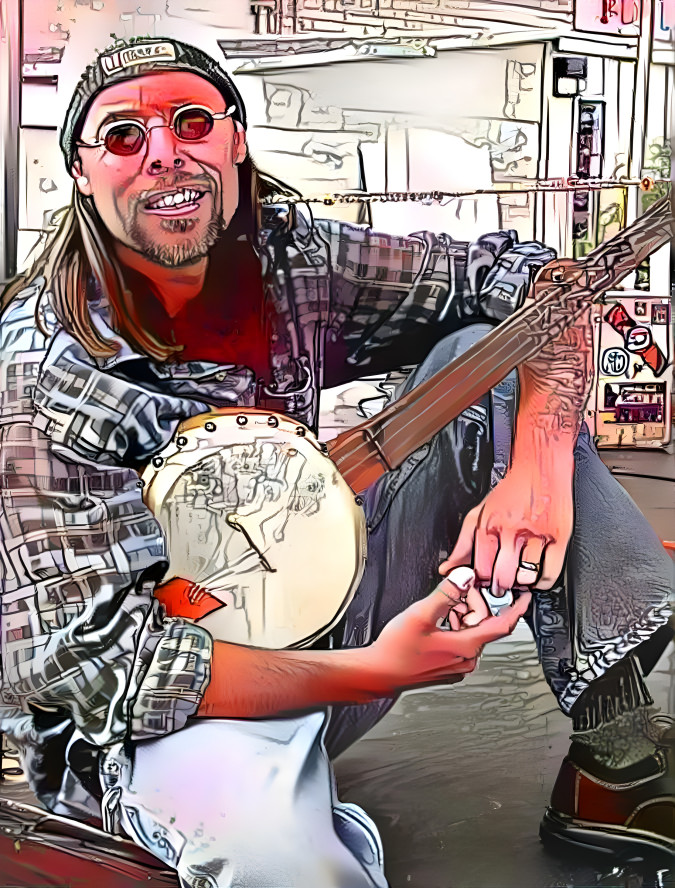 Jason & frestless gourd banjo