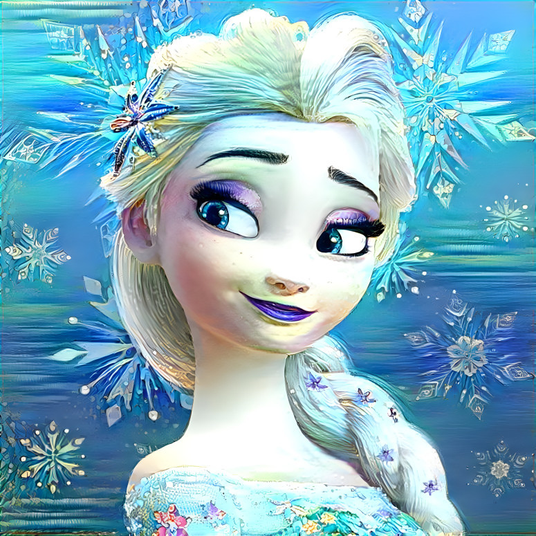 Rainbow Sparkle Elsa