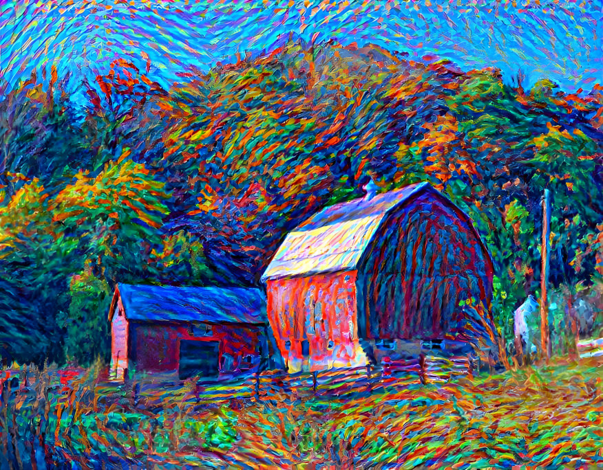 Impressionist Country Scene