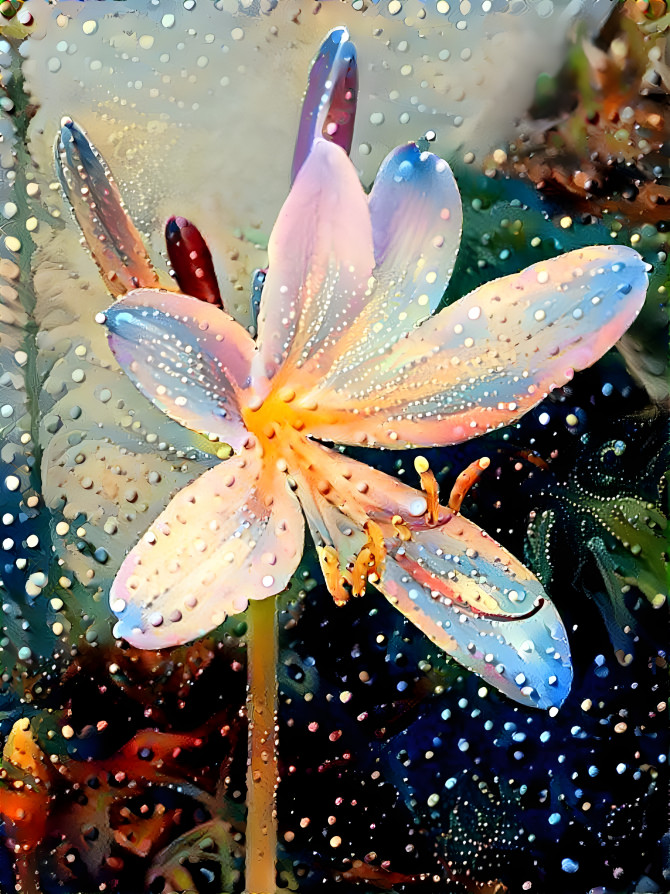 Lily With Dew