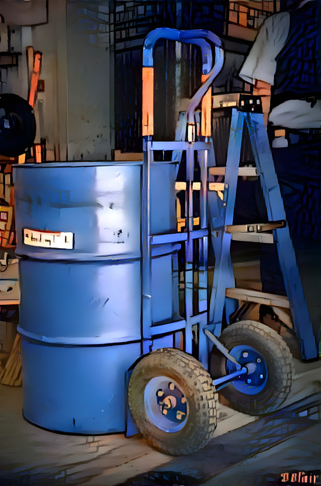 Blue Barrel 