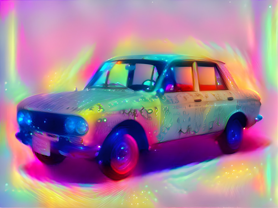 Rainbow Datsun