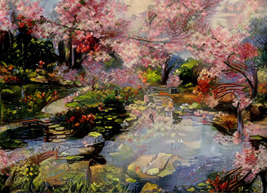 Japanese Garden Crosstitch