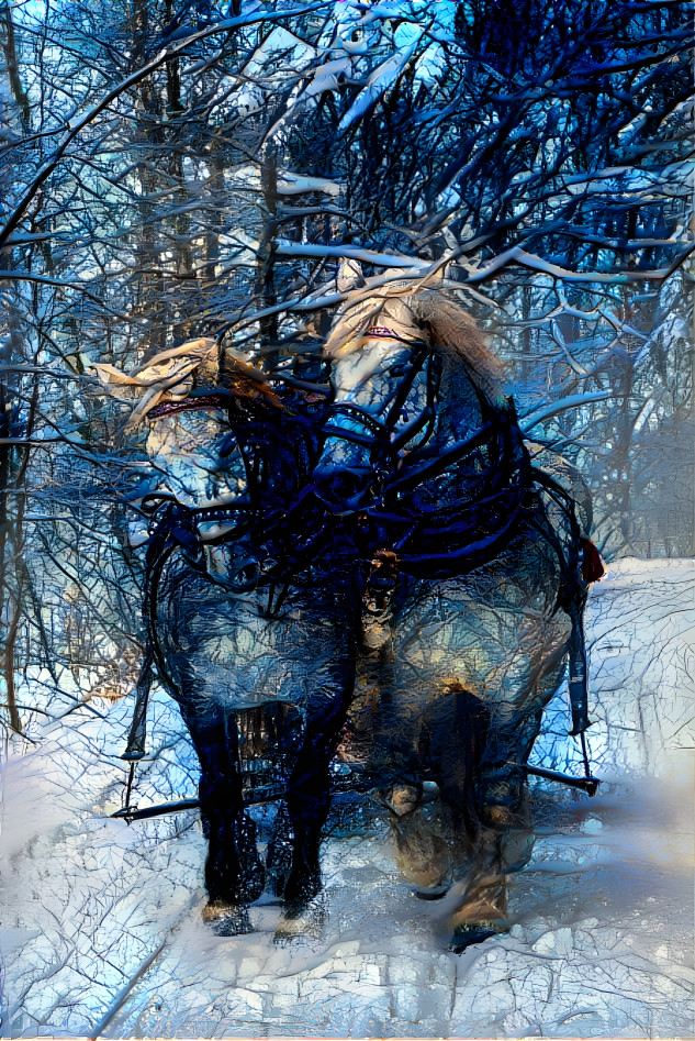 Winter Horses