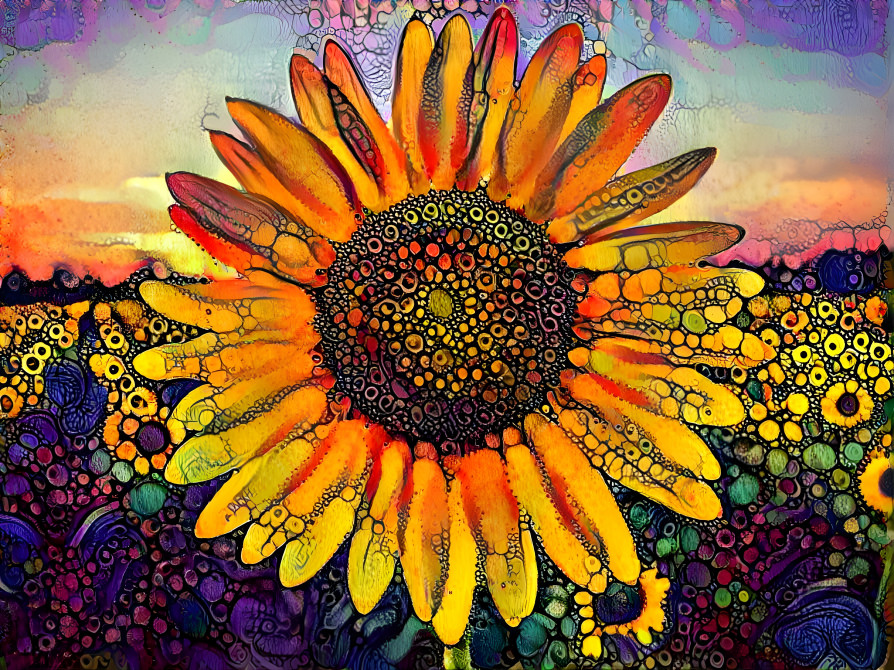 Sunflower Sunset