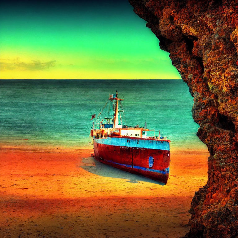 The Grounded Ship