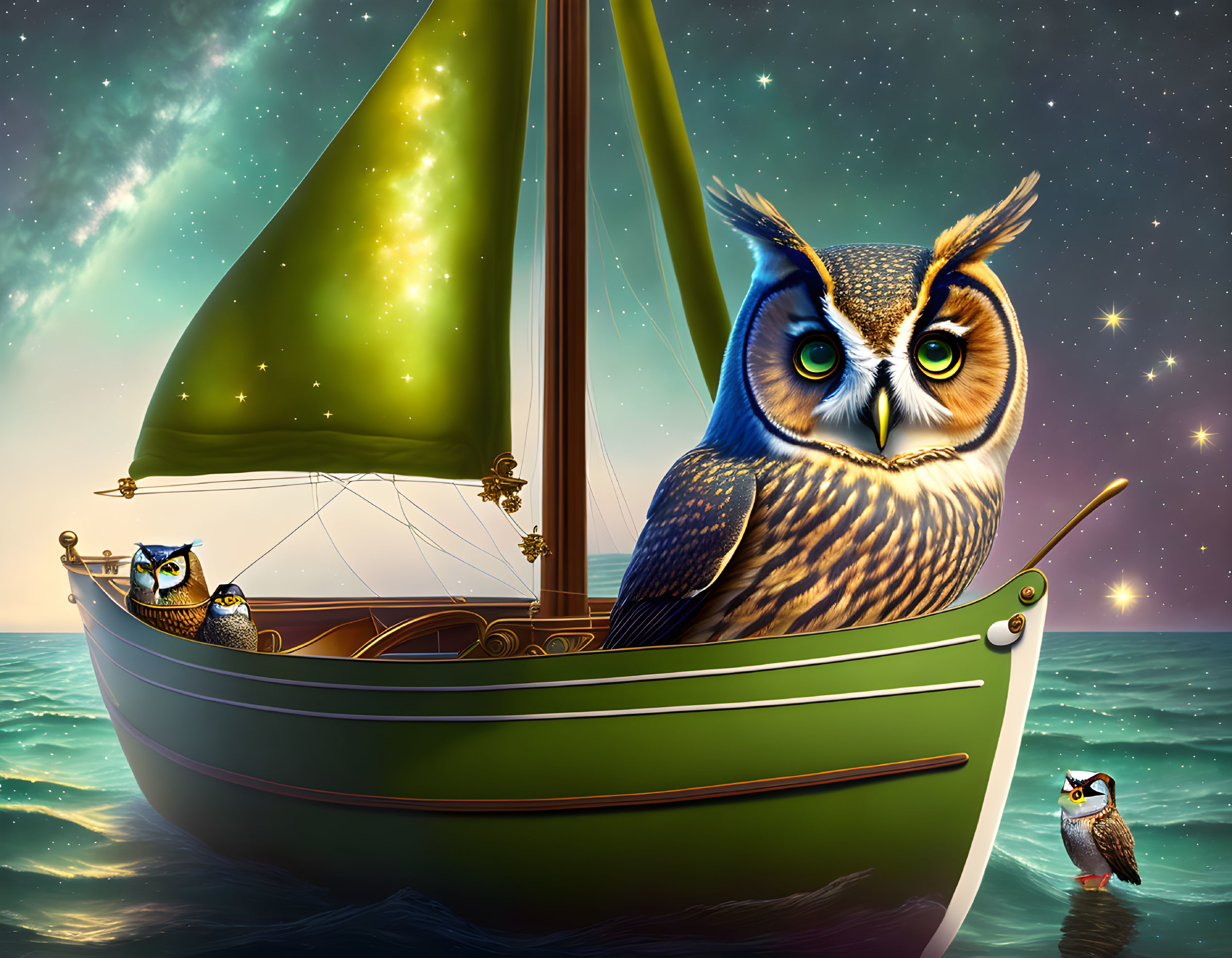 Owls at Sea
