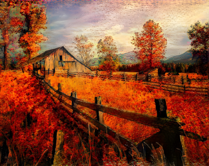 Autumn Barn