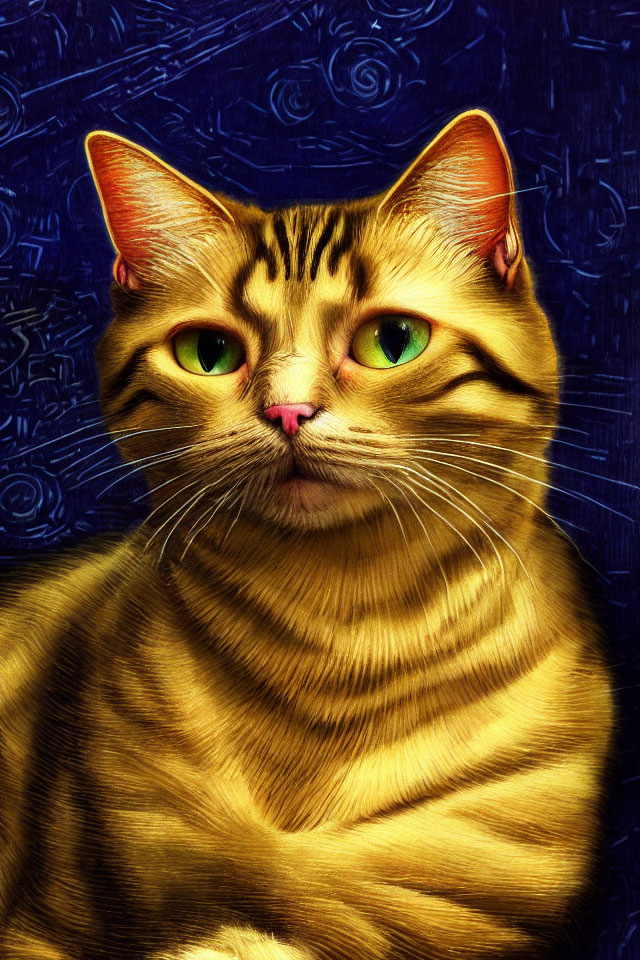 Detailed Cat HRGiger VanGogh multiModifiers 2