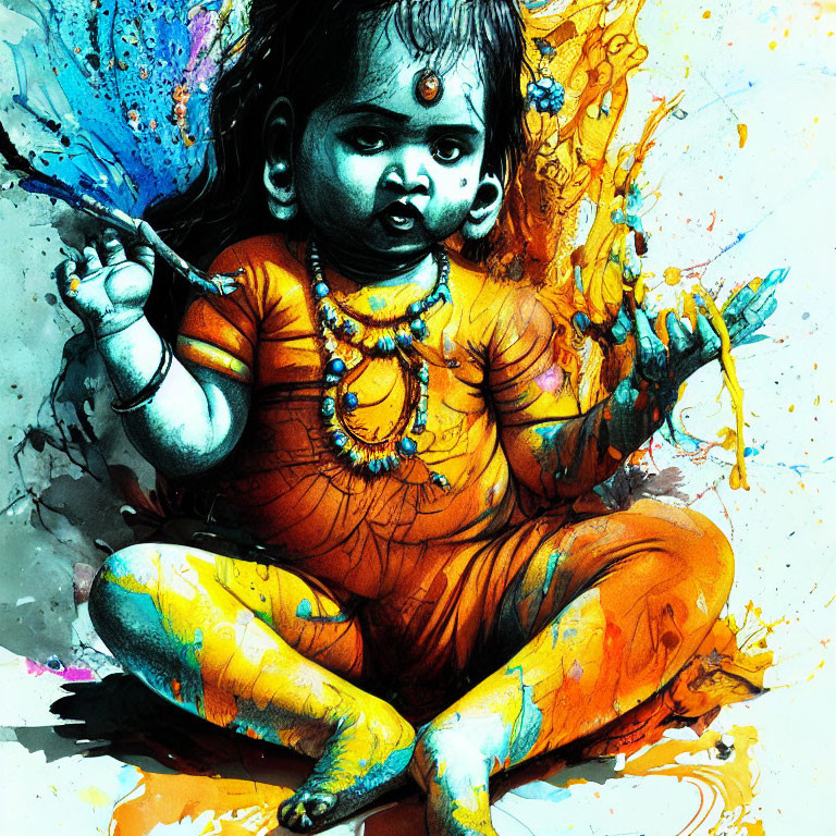 Baby Vishnu (preparation3) 