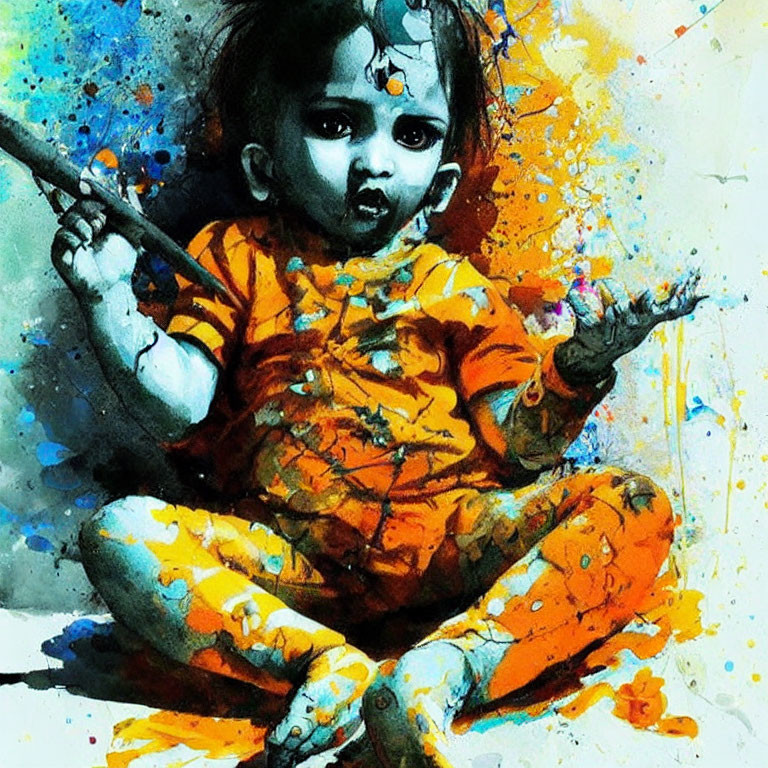 Baby Vishnu (preparation5) 