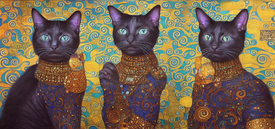 Klimt Cats 1