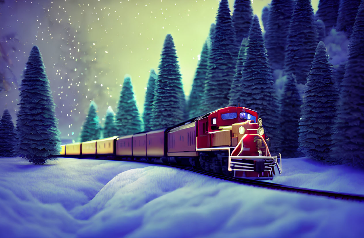 Christmas train 1