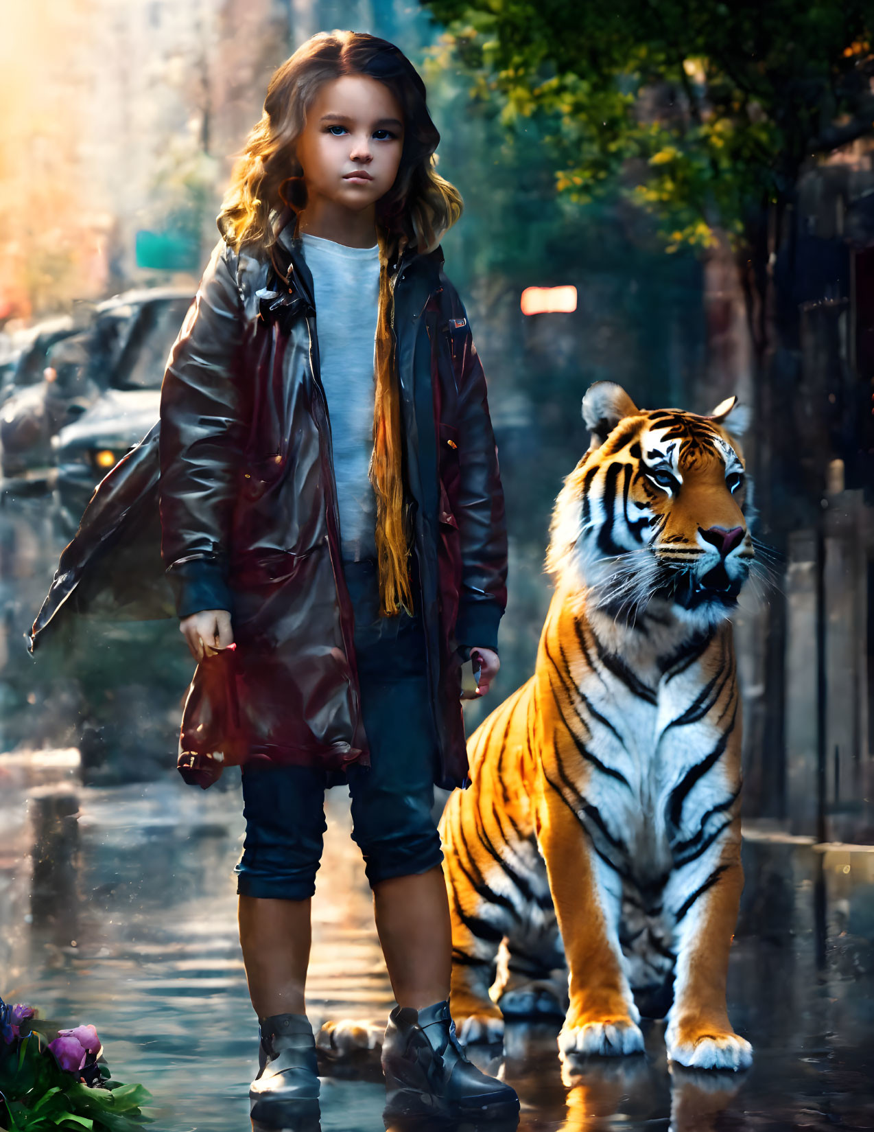 Tiger and Girly (Orig)