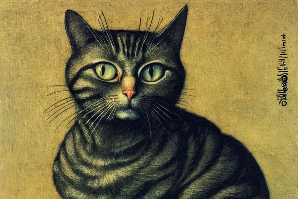 Detailed Cat  oil on canvas Albrecht Dürer 