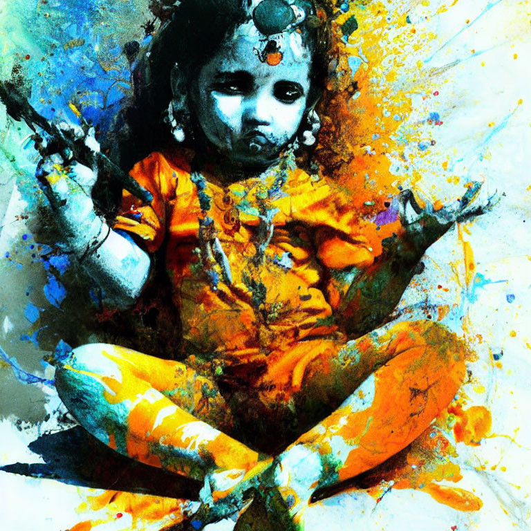 Baby Vishnu (preparation6) 