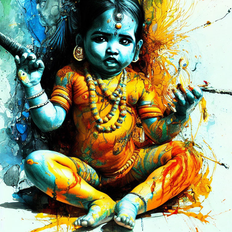 Baby Vishnu (preparation2) 