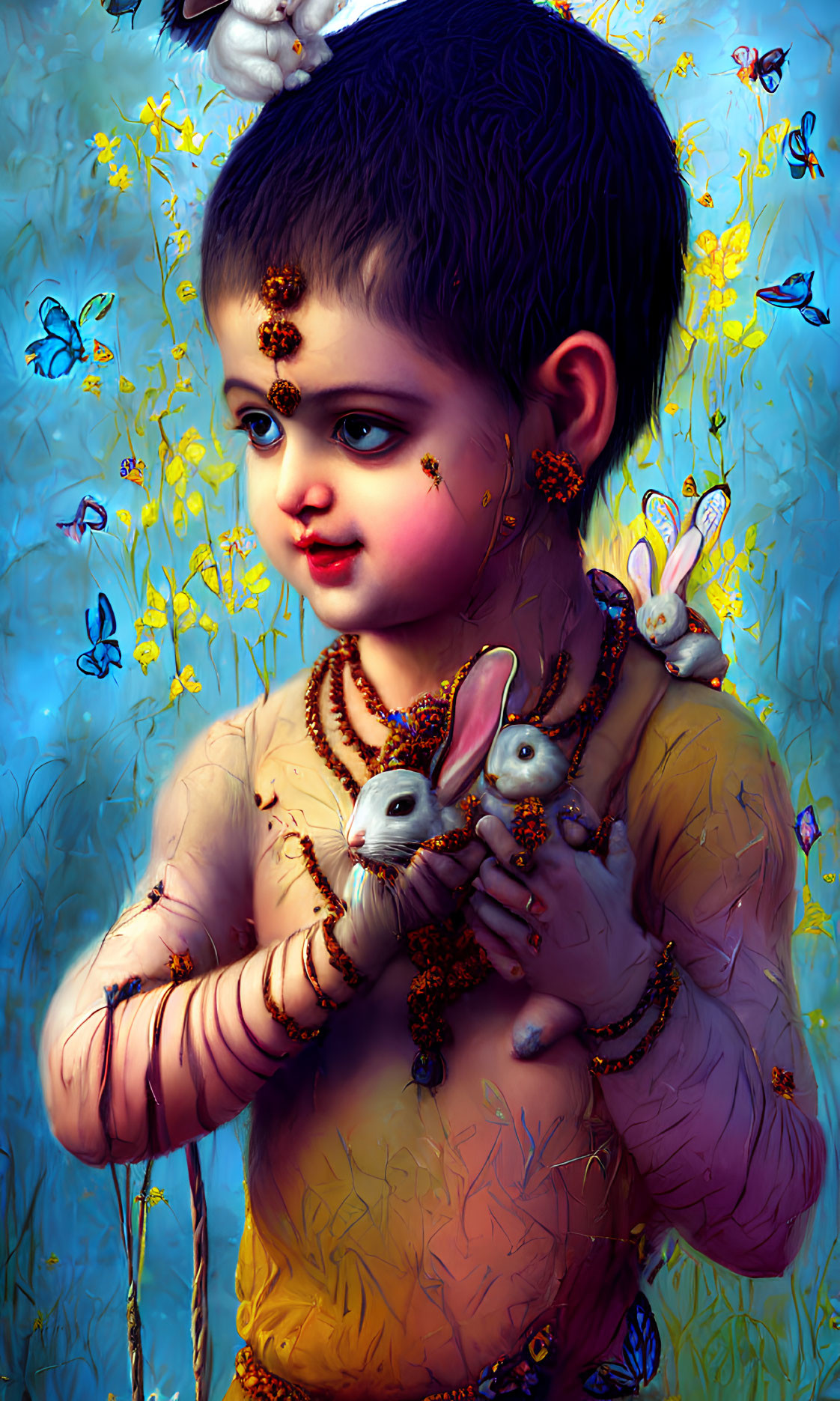  Baby Krishna (preparation)