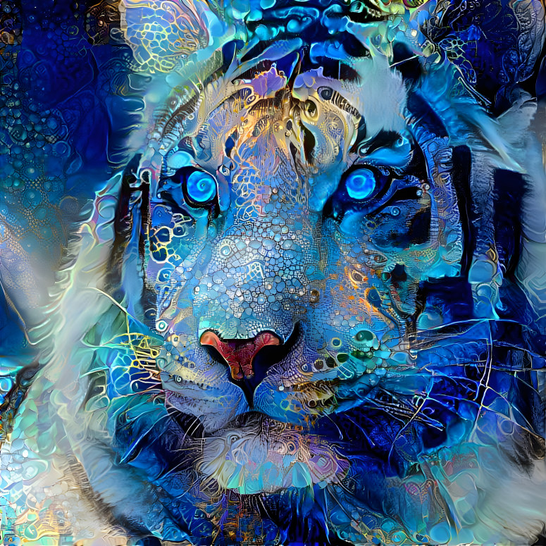 blue tiger