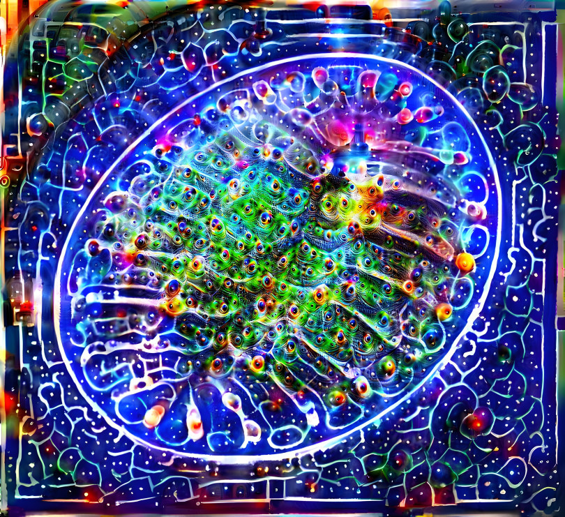 Diatomea arabesco style Deep Dream