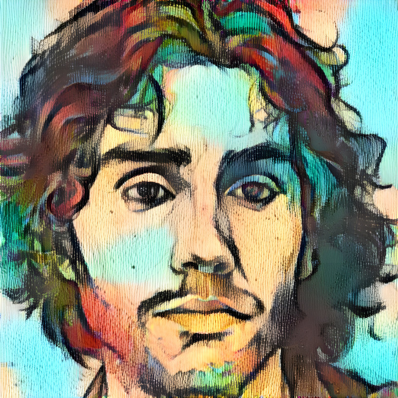 Portrait recolorised