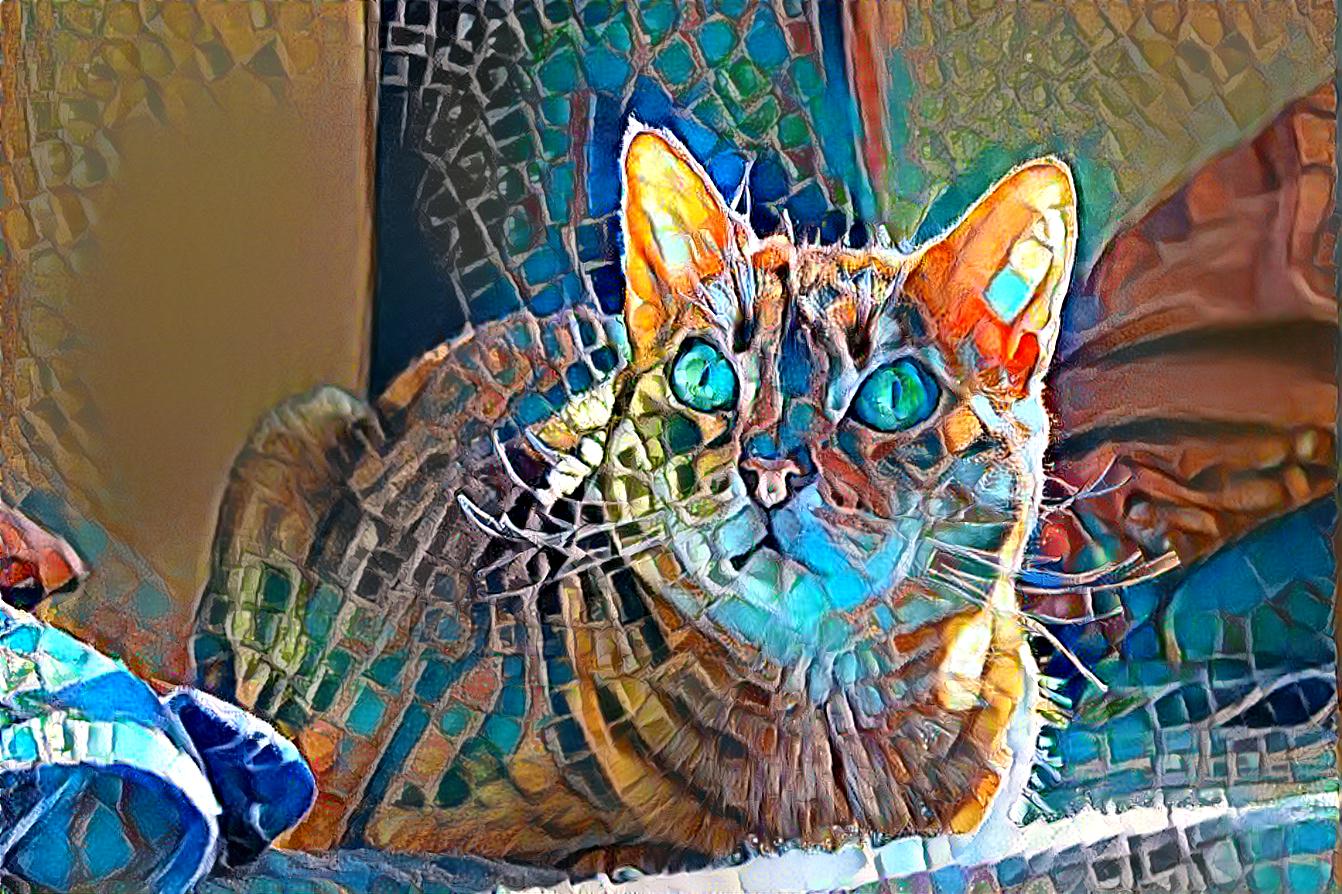 Stained Glass Kitty