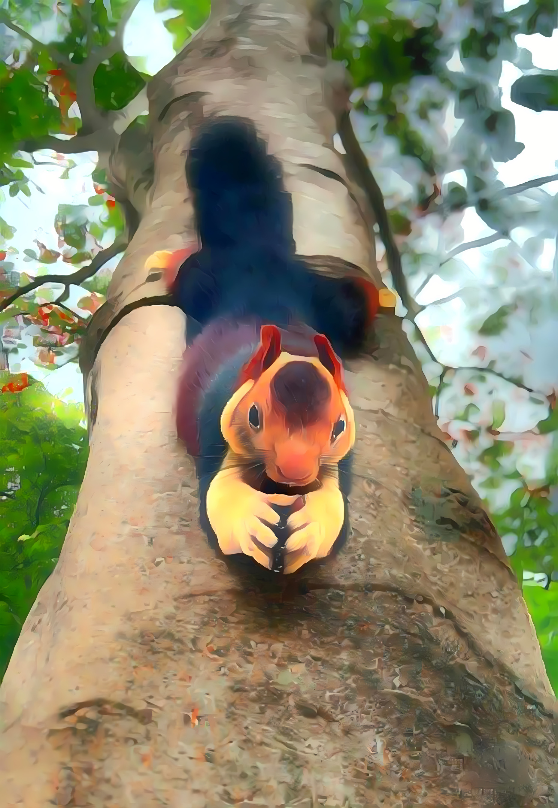 Acrobatic Squirrel