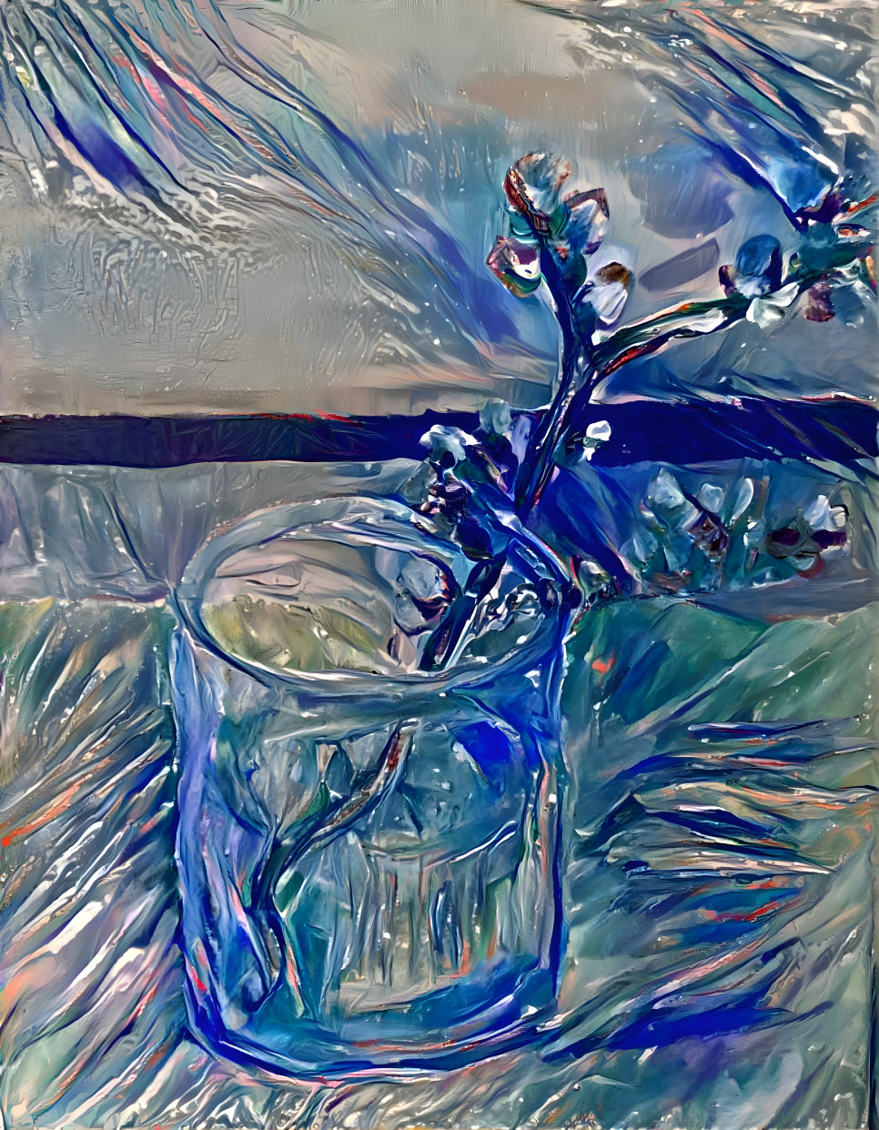 My VanGogh impression enhanced with blue 