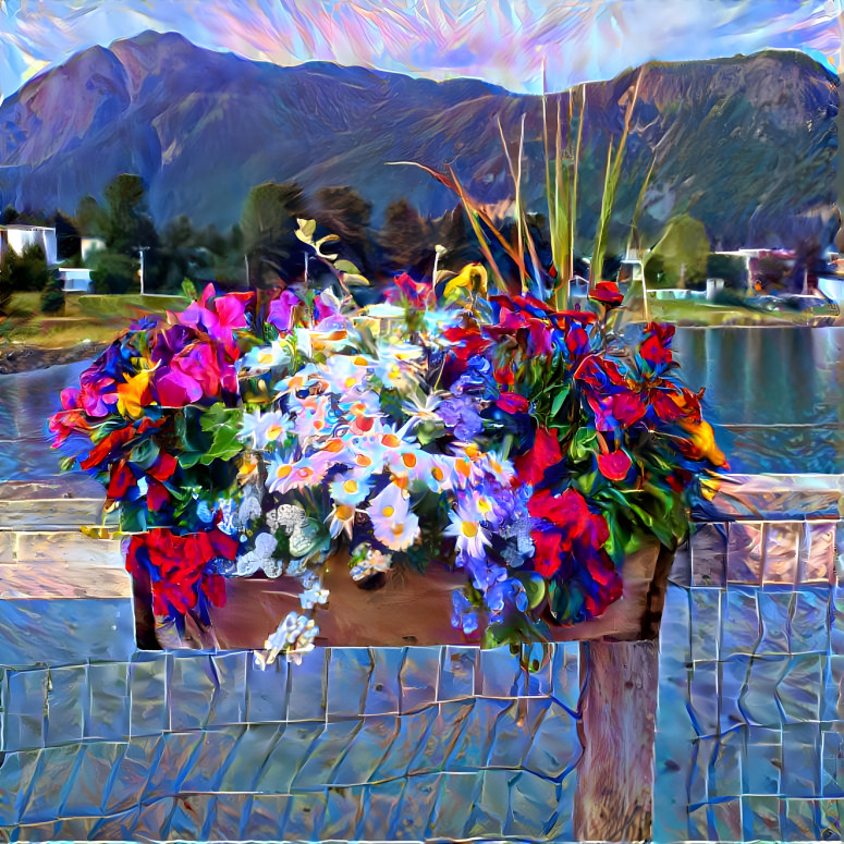Flower box in Alaska