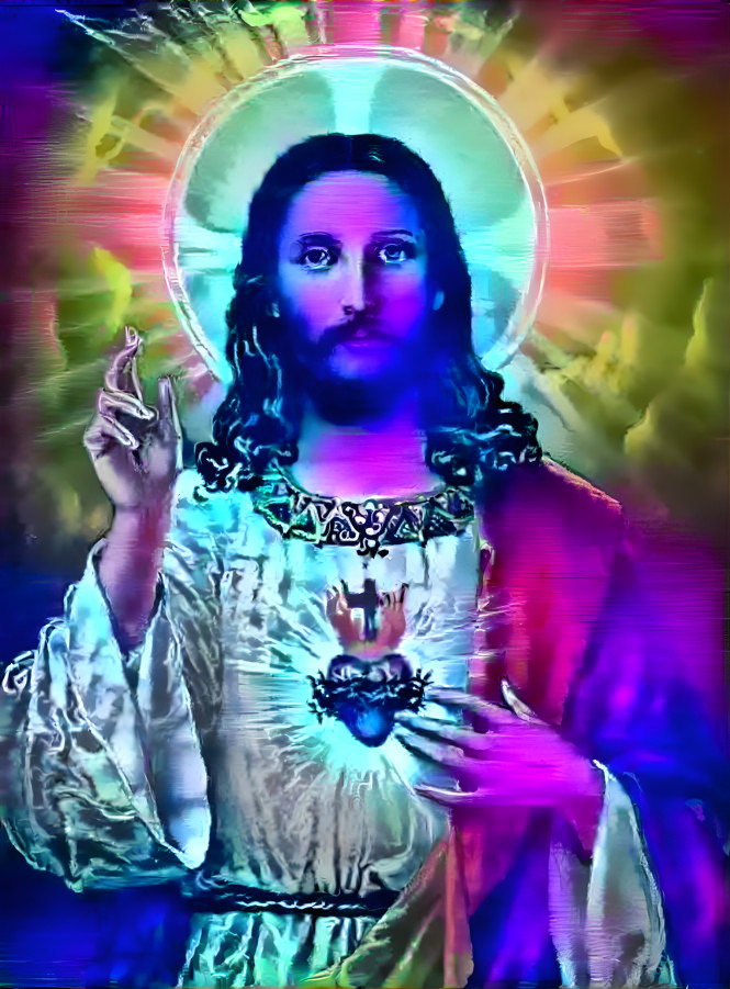 Vaporwave jesus 