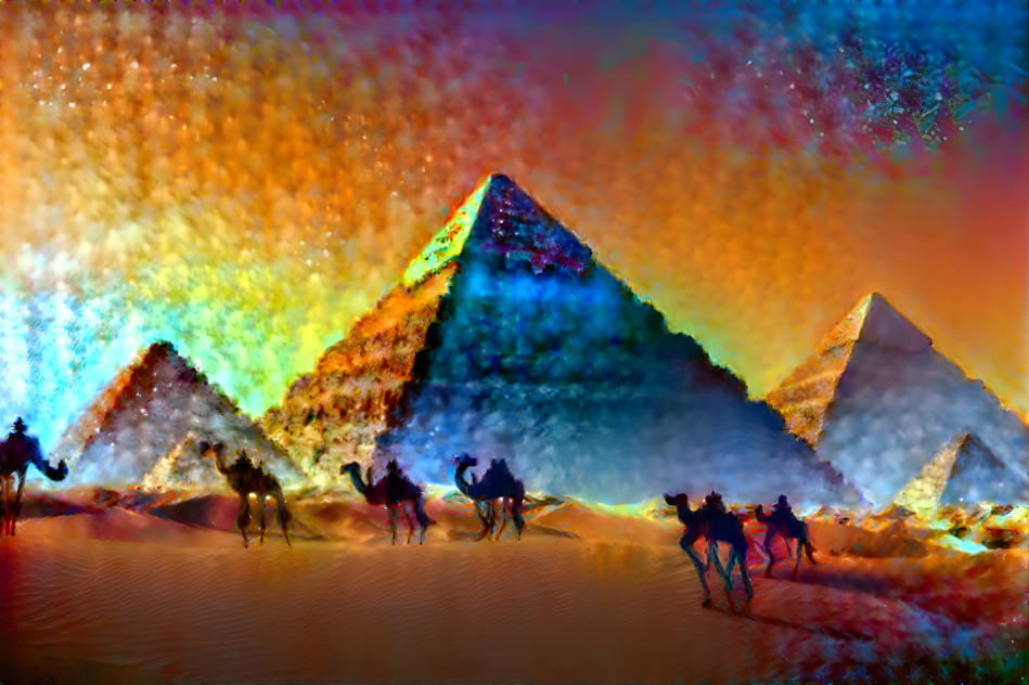 Shimmering Pyramids