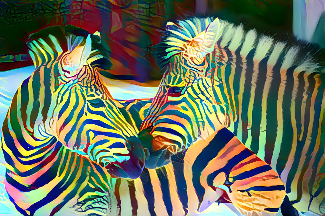 Colorful Zebras