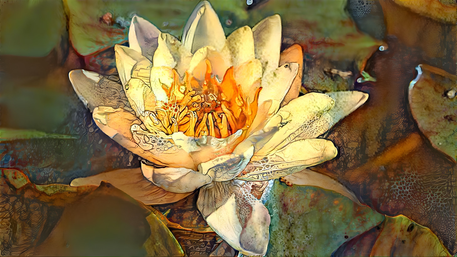 Yellow Water Lily