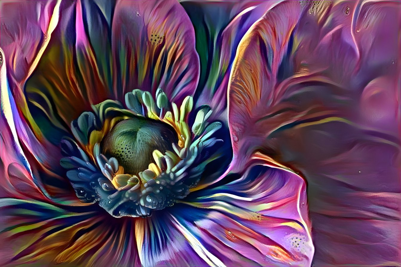 Center of a Flower