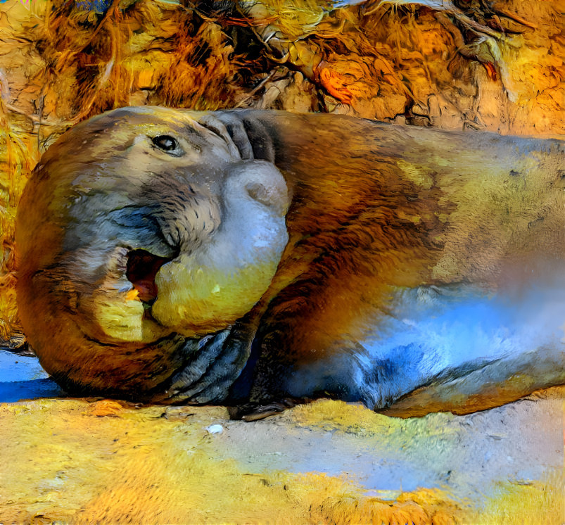 Bull Elephant Seal - Davenport, CA