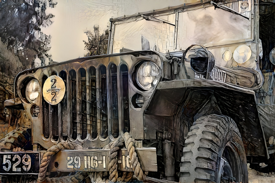 Wars and Rumors of War -  Jeep WWII